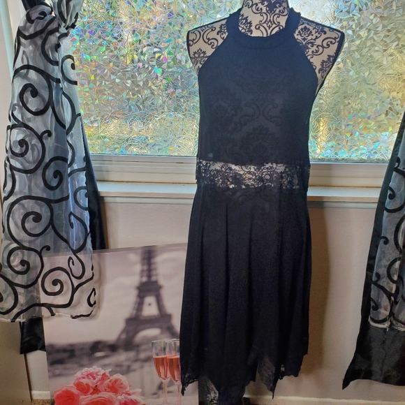 Free People lace trimmed trapeze dress - Picture 4 of 9